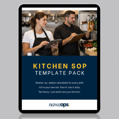 Kitchen SOP Template Pack