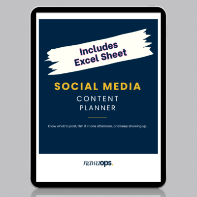 Social Media Content Planner cover image